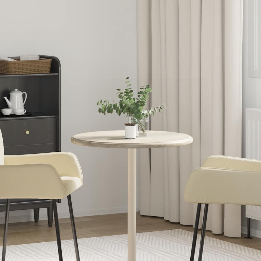 Marmeren Tafelblad Grijs Ø60x2,5 cm - 35% Korting