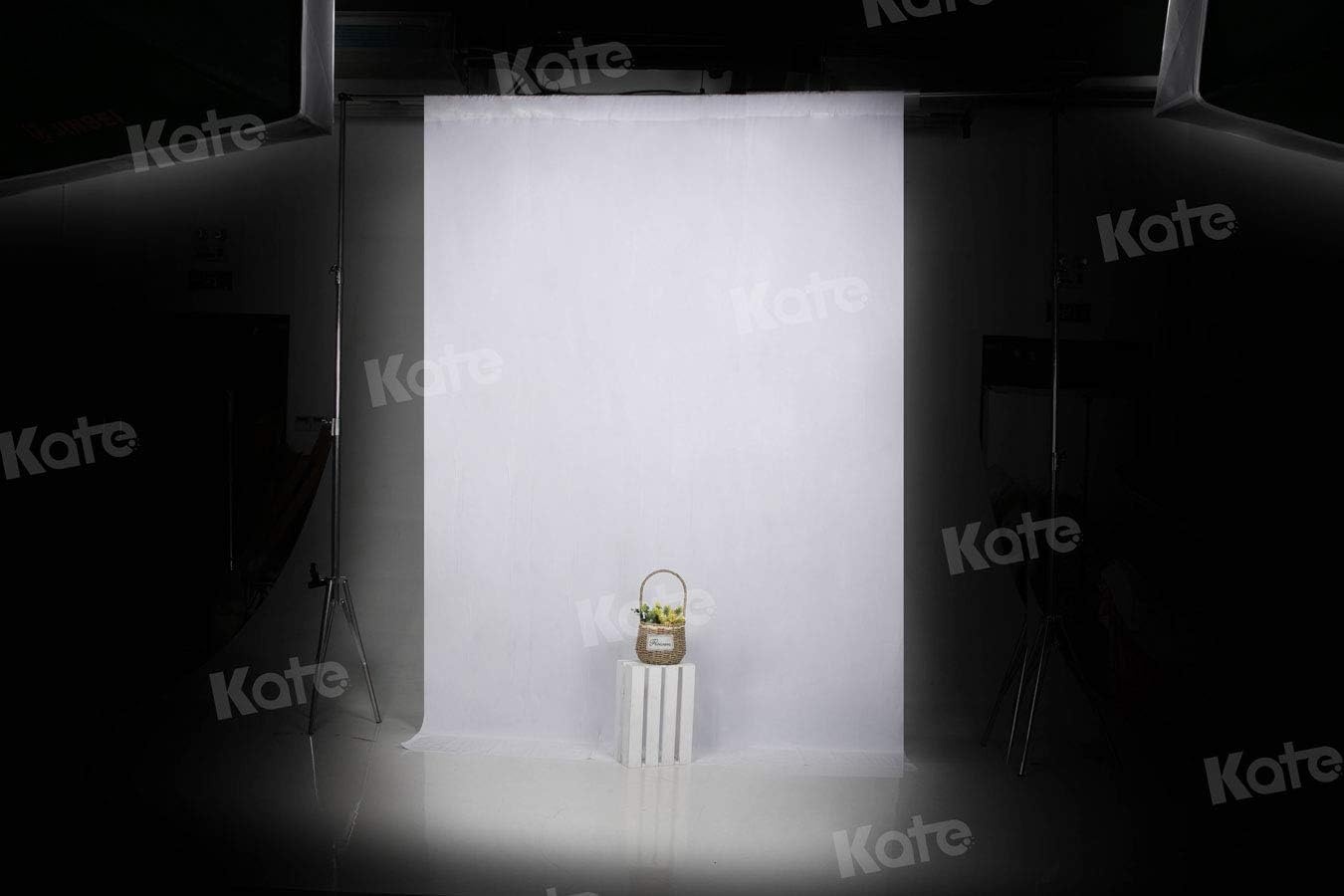 Wit Bruiloft Achtergronddoek Microvezel 1.8x2.7m - Wasbaar, Strijkbaar