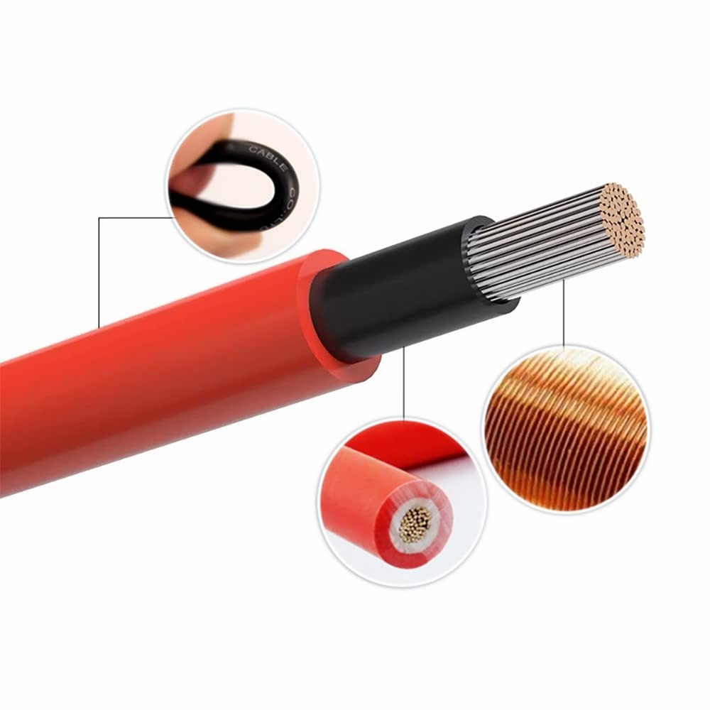 Zonnepaneelkabel 2.5mm² Zwart - 20m - TUV Keurmerk - 28% Korting