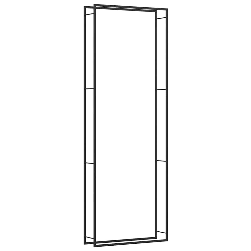 Haardhoutrek Staal Matzwart 110x28x312cm - 34% Korting!