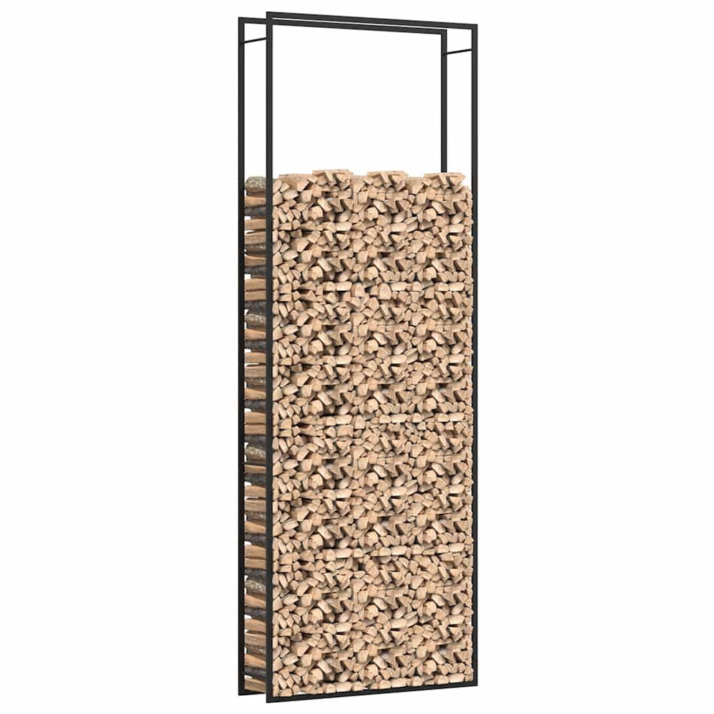 Haardhoutrek Staal Matzwart 110x28x312cm - 34% Korting!
