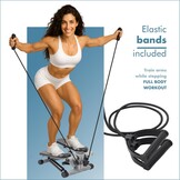 PORTENTUM Mini Stepper met Weerstandsbanden & LCD - 34% Korting!