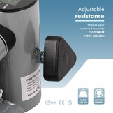 PORTENTUM Mini Stepper met Weerstandsbanden & LCD - 34% Korting!