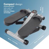 PORTENTUM Mini Stepper met Weerstandsbanden & LCD - 34% Korting!
