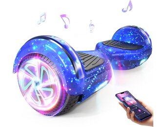 Elektrische Step 6,5" met Bluetooth & LED - 35% Korting!