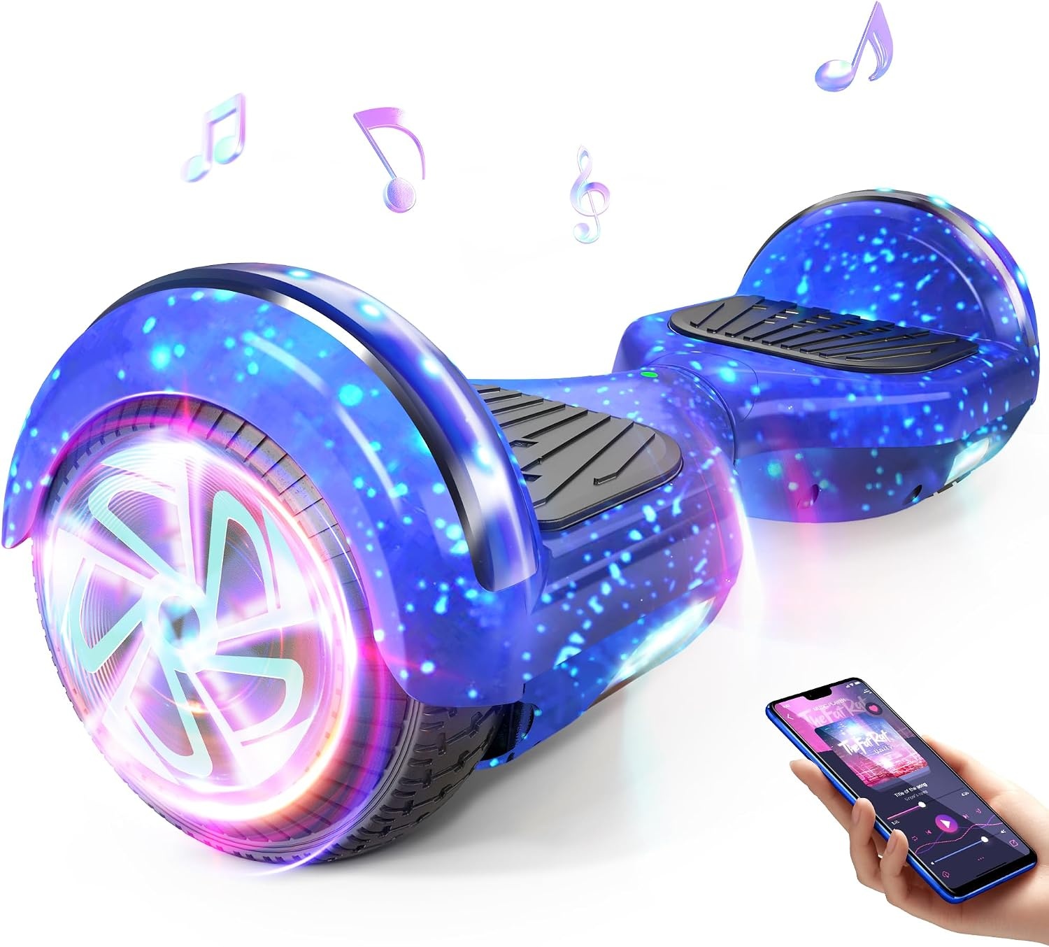 Elektrische Step 6,5" met Bluetooth & LED - 35% Korting!