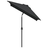 Antraciet Parasol met Metalen Paal - 300x200 cm - 34% Korting