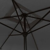 Antraciet Parasol met Metalen Paal - 300x200 cm - 34% Korting