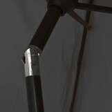 Antraciet Parasol met Metalen Paal - 300x200 cm - 34% Korting