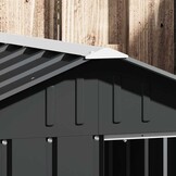 Hondenhok Gegalvaniseerd Staal 116,5x153x81,5 cm Antraciet - 35% Korting!