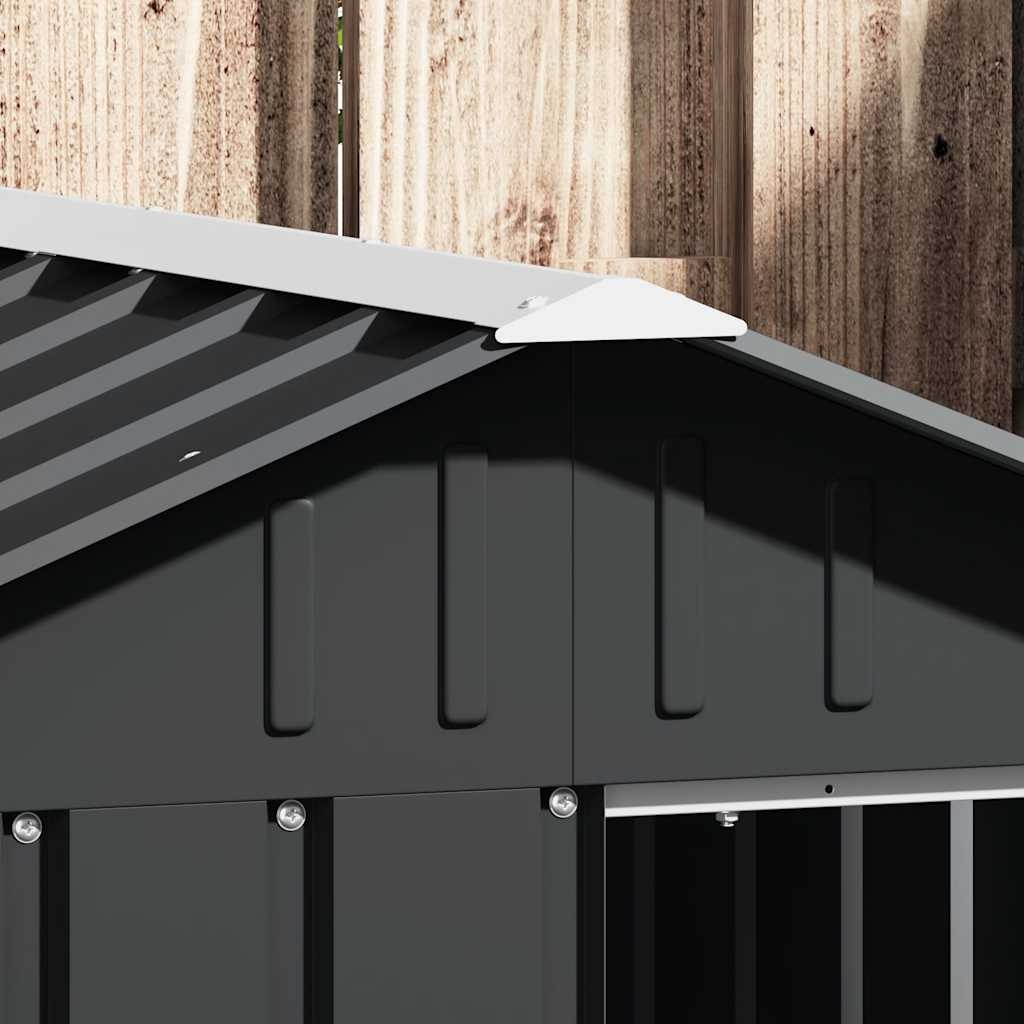 Hondenhok Gegalvaniseerd Staal 116,5x153x81,5 cm Antraciet - 35% Korting!