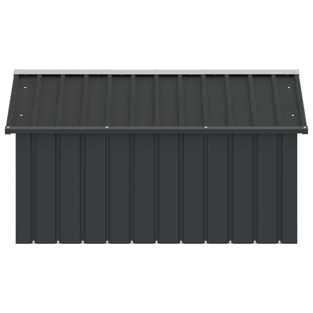 Hondenhok Gegalvaniseerd Staal 116,5x153x81,5 cm Antraciet - 35% Korting!