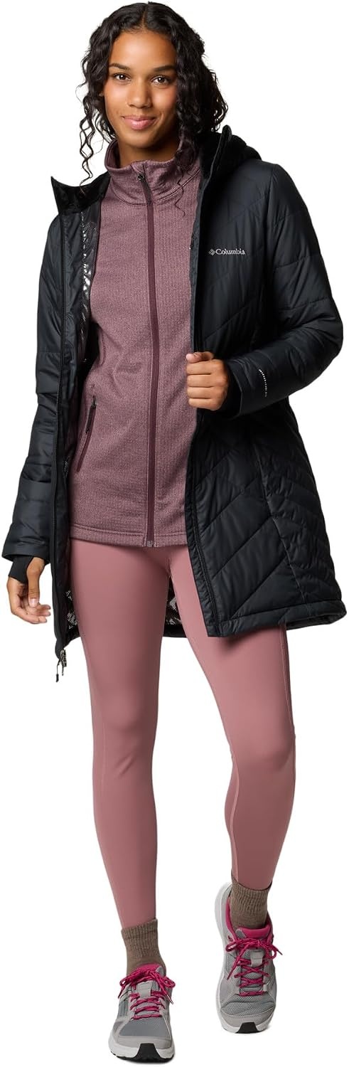 Columbia Lange Jas met Capuchon voor Dames - Maat M - 35% Korting