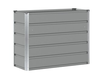 Plantenbak Staal Lichtgrijs 100x40x75cm - 39% Korting!
