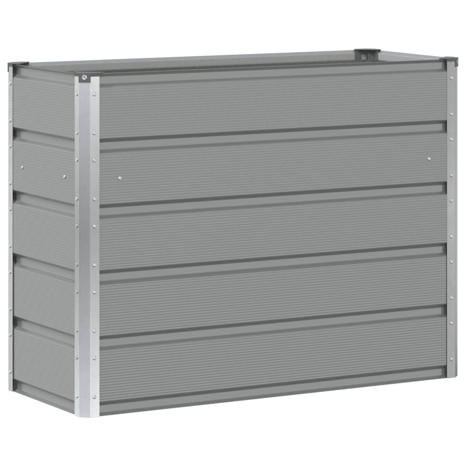 Plantenbak Staal Lichtgrijs 100x40x75cm - 39% Korting!