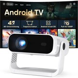 Wielio Smart Full HD Projector - Zwart - 200 inch - Android 11 - WiFi 6