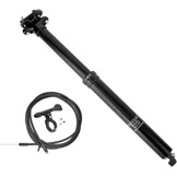 Bicycle Seatpost, 0 ~ 150 mm Telescopic Bike Saddle Tube 30.9 mm/31.6 mm Adjustable Saddle with 900i Helicoidal Spring for MTB (150 mm Stroke)