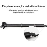 Bicycle Seatpost, 0 ~ 150 mm Telescopic Bike Saddle Tube 30.9 mm/31.6 mm Adjustable Saddle with 900i Helicoidal Spring for MTB (150 mm Stroke)