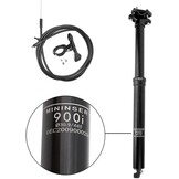 Bicycle Seatpost, 0 ~ 150 mm Telescopic Bike Saddle Tube 30.9 mm/31.6 mm Adjustable Saddle with 900i Helicoidal Spring for MTB (150 mm Stroke)