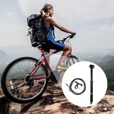 Bicycle Seatpost, 0 ~ 150 mm Telescopic Bike Saddle Tube 30.9 mm/31.6 mm Adjustable Saddle with 900i Helicoidal Spring for MTB (150 mm Stroke)