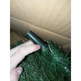 vidaXL Kunstkerstboom met levensechte naalden 180 cm groen