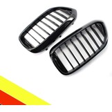 Niergrill voor BMW 5 Serie G30 G31 2017-2020 (528LI 530LI 540LI) | Glanzend Zwart | Enkele Brug | ABS