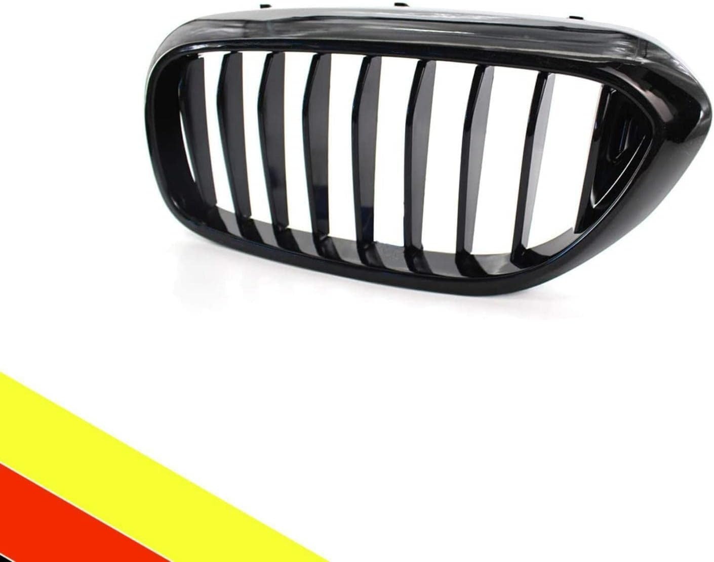 Niergrill voor BMW 5 Serie G30 G31 2017-2020 (528LI 530LI 540LI) | Glanzend Zwart | Enkele Brug | ABS