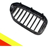 Niergrill voor BMW 5 Serie G30 G31 2017-2020 (528LI 530LI 540LI) | Glanzend Zwart | Enkele Brug | ABS