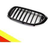 Niergrill voor BMW 5 Serie G30 G31 2017-2020 (528LI 530LI 540LI) | Glanzend Zwart | Enkele Brug | ABS