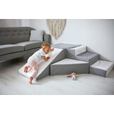 Schuimglijbaan - 40 cm hoog - wit, grijs, paars