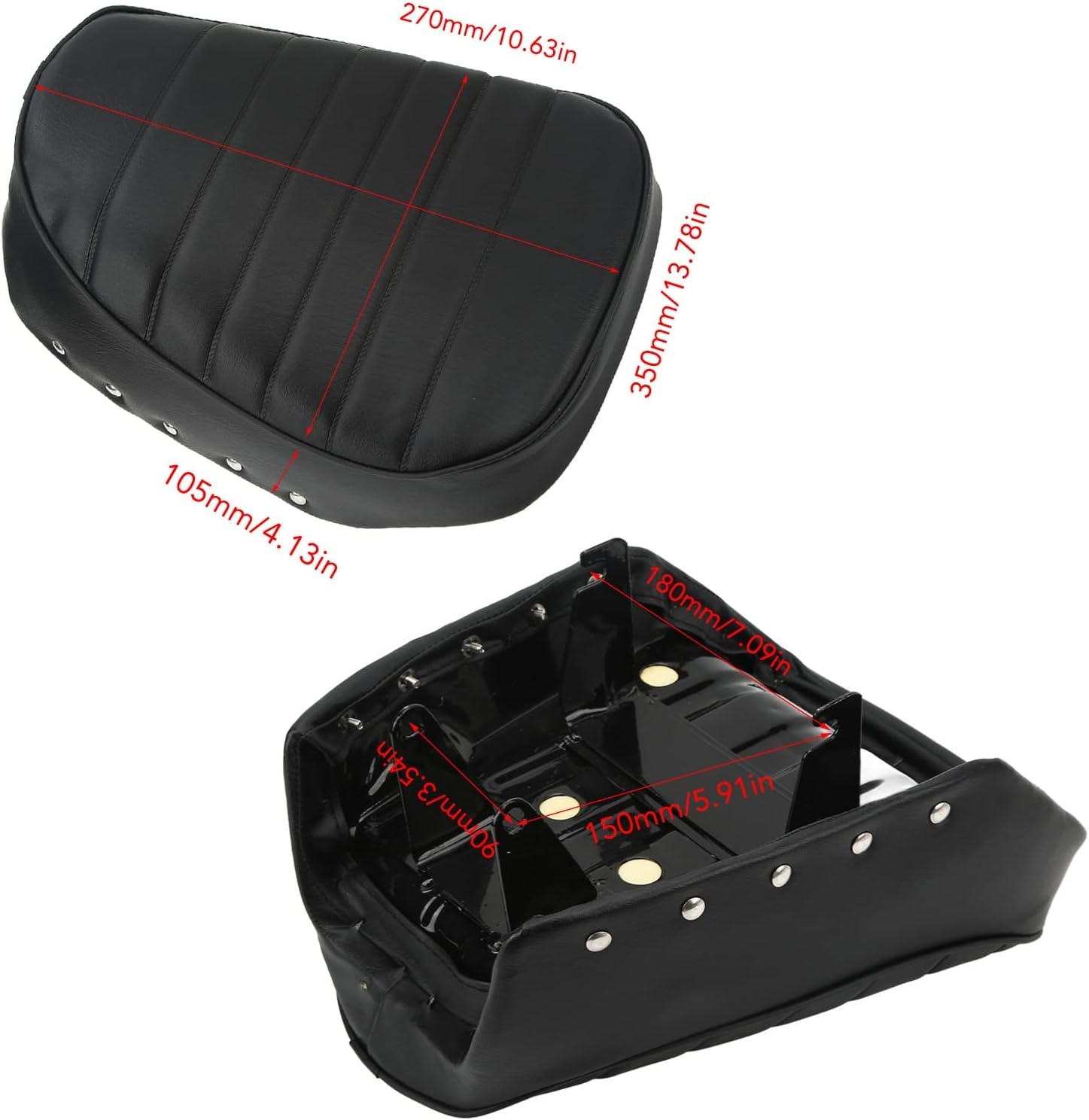 Motorfiets Zitkussen Motorfiets Seat Pad Comfortabele Zitkussen Vervanging voor Monkey Z50 50CC Z50J ZWART FAT SEAT Z50J FIETS