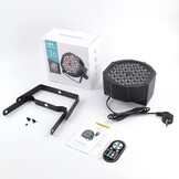 U'King 4x LED Par Spotlights RGB - 36 LED - Inclusief Opbergtas en Afstandsbediening