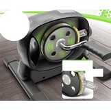 DEKRA Tretmann Basic Mini Revalidatie Trapas met riem, verstelbare weerstand, gebruik thuis en op kantoor, compact en stabiel design