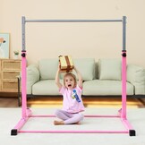 Mosebears Gymnastiekbar, Home Gymnastiekapparatuur voor kinderen van 3-15 jaar, stabiele stalen constructie, antislip, eenvoudig te monteren, 3' tot 5' verstelbare hoogte