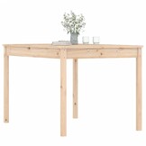 vidaXL Tuintafel 121x82,5x76 cm massief grenenhout
