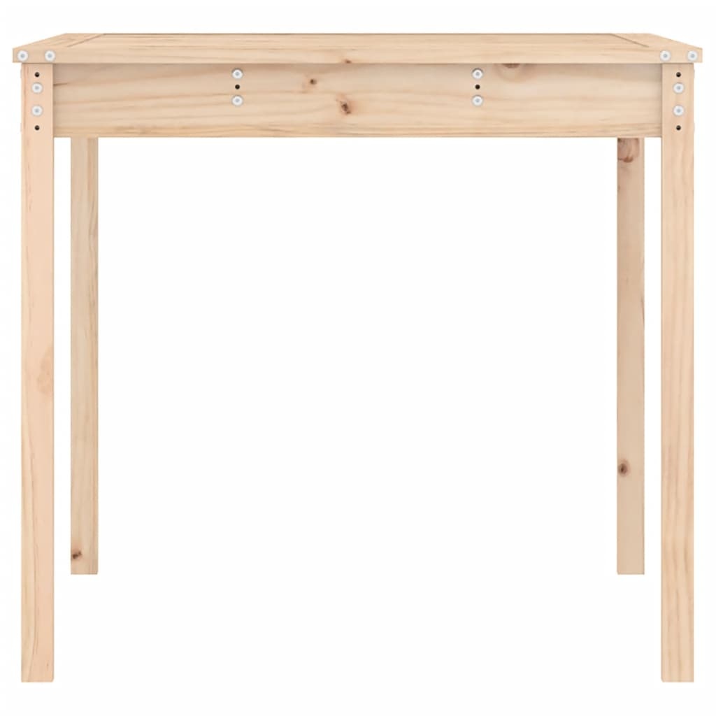 vidaXL Tuintafel 121x82,5x76 cm massief grenenhout