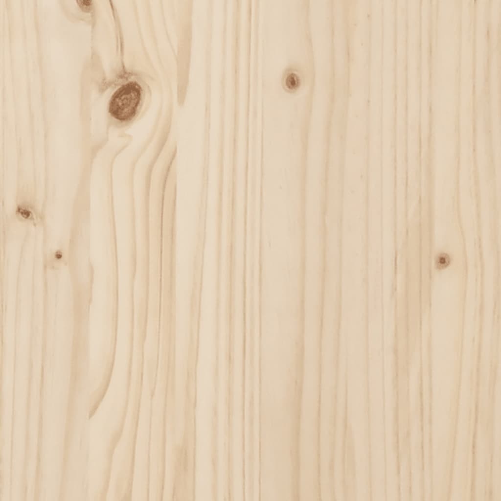 vidaXL Tuintafel 121x82,5x76 cm massief grenenhout