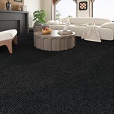 Zelfklevende Tapijttegels Zwart 30x30 cm | 32 Stuks | Voor woning & kantoor
