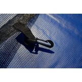 Trampoline - blauw - 244 cm - met net- tot 120 KG