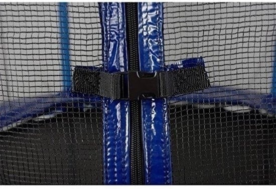 Trampoline - blauw - 244 cm - met net- tot 120 KG
