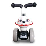 Duurzame Kinder Loopfiets - Wit Hondje - Stabiel en Sterk