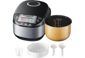 Rijstkoker Multicooker 1.8L Zwart - 52% Korting