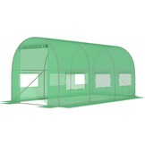 Groene Folietunnel Tuinkas 10m² | 400x250x200 cm | 34% Korting