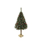 Kunstkerstboom 180cm met grenen stam & ijzige takken - 34% korting!
