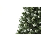 Kunstkerstboom 180cm met grenen stam & ijzige takken - 34% korting!
