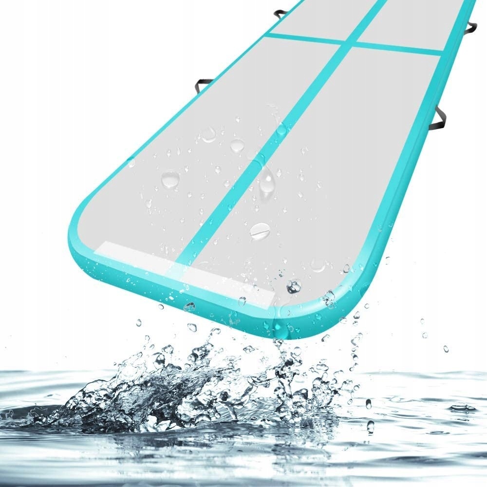 Airtrack Turnmat Roze - 10cm Hoogte 3M - Antislip & Pomp