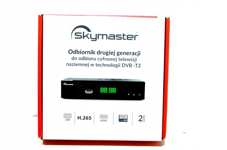 DVB-T2 Tuner STB M265 Full HD 1080p H.265/HEVC - 57% Korting