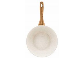 Koekenpan Inductie 24cm Steenlook Anti-aanbak - 39% Korting