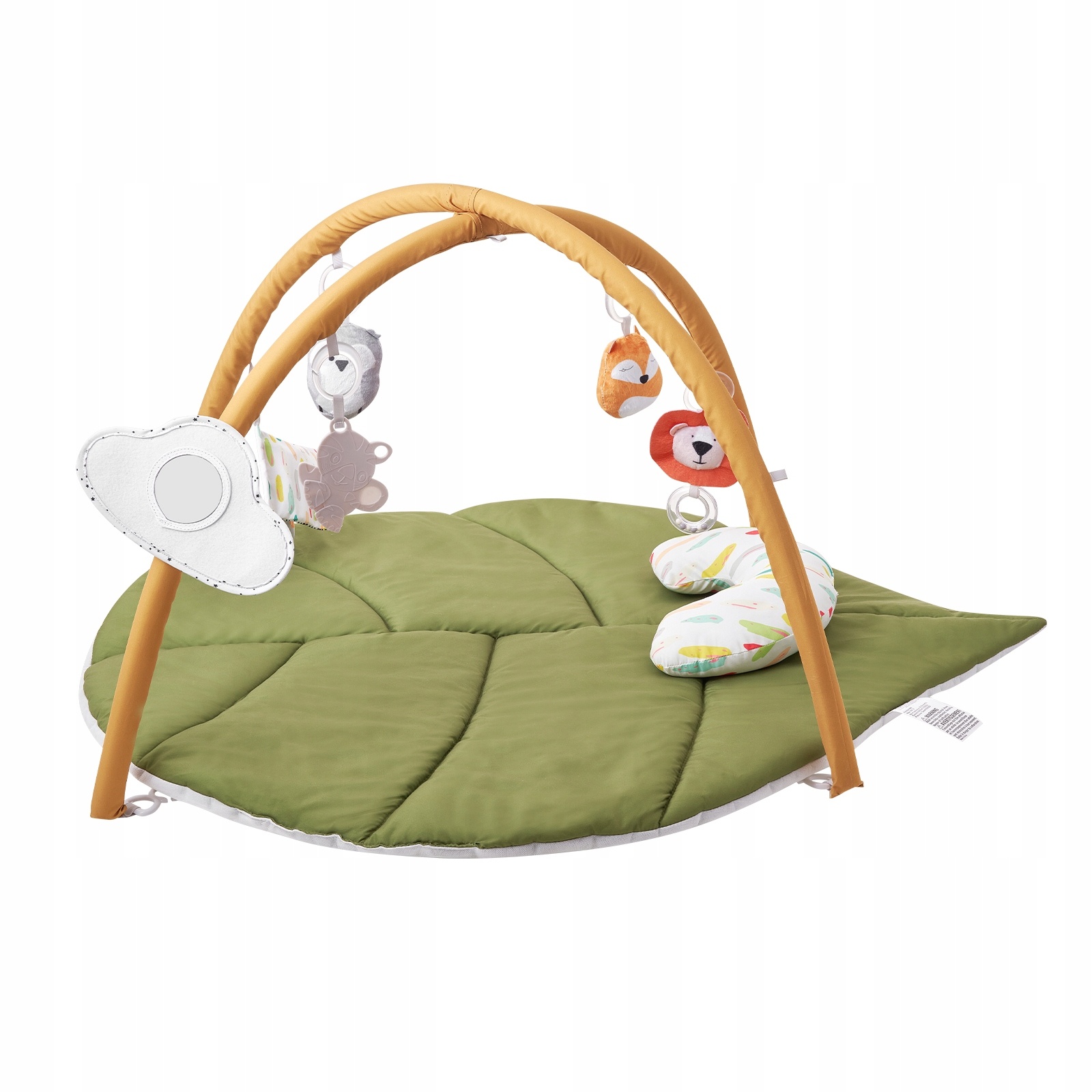 Bladvormige Baby Speelmat met 6 Sensorisch Speelgoed, 46% Korting