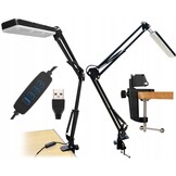 LED Bureaulamp met Verstelbare Arm | 3 Lichtkleuren | 10 Helderheid | 5.6W | MT224 | -32%